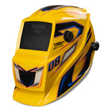 Mtr-9008 Tork Racing 4k Mascara De Solda Automatica Auto Escurecimento Tork Racing08 Cor Amarelo 