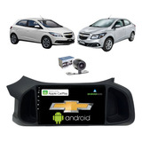 Multimídia Android Auto Carplay Wifi Onix Prisma Lt Ltz Joy Cor Preto