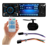 Multimídia Mp5 1 Din E-tech 4 Bluetooth Usb + Câmera Ré