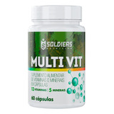 Multivitamínico 60 Caps - 5 Minerais - 13 Vitaminas - Soldie