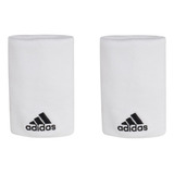 Munhequeira Elástica Tennis Wristband Longa Branca Tamanho Grande adidas Aa4wb3