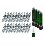 Munição C11 6,0mm Esferas De Aço 800un + 20 Co2 + Óleo 15ml