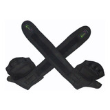 Musculação Luva De Neoprene Com Munhequeira Preta P/m/g.