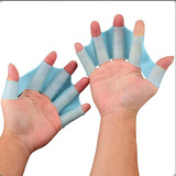 Nadadeira Mão Silicone Treinamento Praia 1 Par.