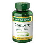 Nature's Bounty Cranberry 4200mg Vitamina C, Saúde Urinária