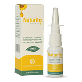 Naturite Spray Nasal Para Rinite, Sinusite, Asma E Bronquite Cor Amarelo