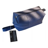 Necessaire Marca Maktub Bag Masculina Estojo Médio Viagem Cor Azul