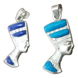 Nefertiti Busto Rainha Egípcia - Pingente Prata925 Egípcio
