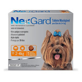 Nexgard Para Cães De 2kg A 4kg 1 Tablete