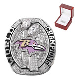Nfl - Baltimore Ravens Championship Rings 2012 Prata
