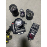 Nikon D90 + Lentes + Flash Sb900 + Tripé Manfrotto