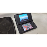 Nintendo Dsi Black + 1 Caneta + 1 Case + Carregador Original + 1 R4 Com 4gb + Cartão Sd Com 340 Jogos E 1 Jogo Original