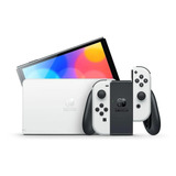 Nintendo Switch Oled Branco Com Cartão 256gb