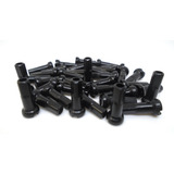 Niple Aluminio De Raio Preto 2.0mm X 14mm (36 Unidades)