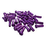 Niple Aluminio De Raio Roxo 2.0mm X 14mm (36 Unidades)