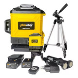 Nível Laser Com Tripé Obaobamix Oom-kit002 Cor Amarelo/preto