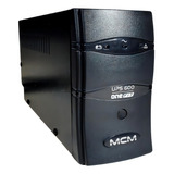 Nobreak Mcm Ups 600va One Fit 1.1 115v Ups0262 Com Bateria Cor Preto