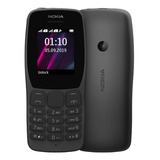 Nokia 110 (2019) Dual Sim 4 Mb Preto 4 Mb Ram Ta-1319