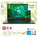 Notebook Acer Vero Av15-53p-56hm Intel® Core I5 1335u 15.6 Full Hd Intel® Iris® Xe 512 Gb Ssd 8 Gb Ram Windows 11 Home