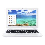 Notebook Chromebook Acer 11,6 Cb3 Branco Celeron 2gb Ram