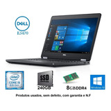 Notebook Dell I5 6ª Geração/ 8gb /ssd/ Com Garantia E N.f