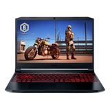 Notebook Gamer Acer An515-57-76va I7 8gb 512gb Ssd 15.6 W11 Cor Preto Com Detalhes Em Vermelho