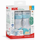 Nuk Smart Fflow Essence Pa7072 Azul Kit 2 Mamadeiras 150/270ml