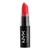 Nyx - Batom Fosco, Cor De Maquiagem Profissional Pure Red Mls08