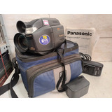 N°2203 Filmadora Panasonic Vhs - Não Funciona P/ Decoração