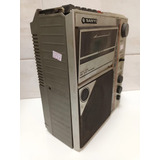 N°2747 Antigo Rádio Gravador Sanyo M-2818f - Não Funciona