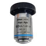 Objetiva 60x Acromática Plan Apo Dic 93108 A Óleo