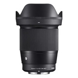 Objetiva Sigma 16mm F/1.4 Dc Dn Contemporary Para Sony E