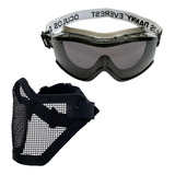 Oculos Airsoft Anti Embaçante Ca Mascara Meia Face Tela