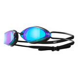 Óculos De Natação Adulto Tracer-x Racing Mirrored Tyr Cor Azul/preto