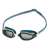 Óculos De Natação Aquasphere Fastlane Petroleo Fumê Cor Azul