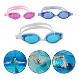 Oculos De Natação Mergulho Fusion Classic Swinmer Azul Rosa Cor Azul-claro