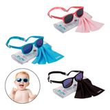 Óculos De Sol Bebê Com Alça Ajustável Buba Proteção Uva Uvb 