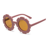 Óculos De Sol Feminino Estilo Flor Moda Infantil Luxo Uv 400