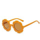 Óculos De Sol Kids Feminino Estilo Flor Moda Infantil Uv 400