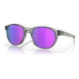 Óculos De Sol Oakley Reedmace Grey Ink Prizm Violet Cor Da Armação Cinza