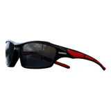Óculos De Sol Polarizado Shimano Unisex Preto Vermelho Preto