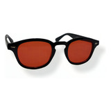 Óculos De Sol Quadrado Transparente Vintage Tartaruga Preto Cor Da Lente Vermelho Desenho Redondo