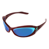 Óculos De Sol Spy 42 - Crato Chocolate Brilho Lente Azul