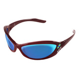 Óculos De Sol Spy 42 - Crato Chocolate Brilho Lente Azul