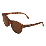 Óculos De Sol Yopp Lente Uv400 Polarizado Marrom Redondo 