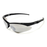 Oculos Esportivo Nemesis Lente Antirisco Antiembaçante Uv Cor Da Armação Preta Lente Cinza Espelhada