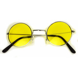 Óculos Hippie John Lennon Anos 70 Fantasia Carnaval (053) Cor Amarelo