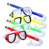 Óculos Máscara Para Mergulho C/ Snorkel Kit Infantil Natação