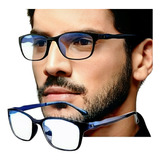 Óculos Masculino Anti Luz Azul Tr90 Resistente Gamer Armação