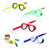 Óculos Mergulho Snorkel Infantil Natação Silicone